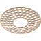 Ekena Millwork Fink Wood Fretwork Pierced Ceiling Medallion, Alder, 24"OD x 8 3/4"ID x 3/8"T CMWP24X24X0375FFAL - alternate 2